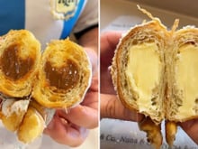 Os croissants recheados com doce de leite e creme de confeiteiro que são a sensação do momento: feitos à mão em três dias de preparação e com 100% de manteiga