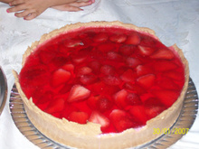 Deliciosa torta de morango
