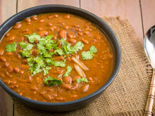 Feijão com  leite de coco