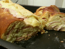 Italiano de presunto e queijo (ou joelho)