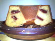 Bolo de Fuba com Goiabada