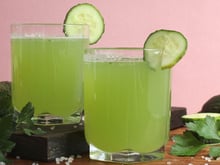 Suco detox de pepino