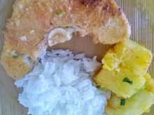Peixe grelhado com páprica doce