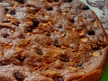 Bolo de maçã da fazenda