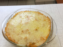 Escondidinho de batata inglesa e carne moída
