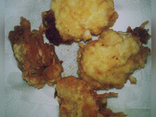 Rolinhos de filé de peixe