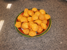 Pão de queijo com cenoura