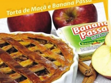Torta de maçã e banana passa banana Brasil