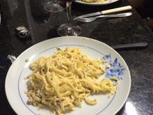 Espaguete à carbonara