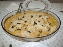 Salmão com molho de camarão