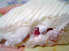 Torta de morango com chantilly