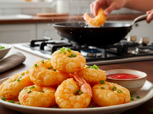 Camarão bolha é a versão mais crocante que você já viu desse fruto do mar e é mais fácil de fazer do que você imagina