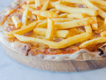 Pizza de batata frita