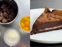 Sobremesa chocolatuda com apenas 4 ingredientes: conheça o gateau na versão família!