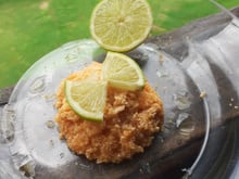 Ovas de peixe fritas