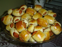 Enroladinho de salsicha