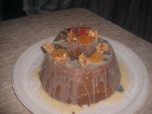 Bolo de nozes e damasco de Laura