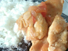 Filé de frango com molho simples
