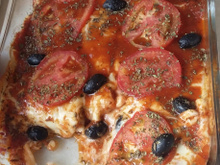 Pizza de pão de forma