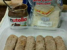 Mini churros de nutella