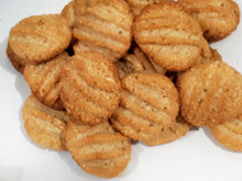 Biscoitinhos de amendoim low carb