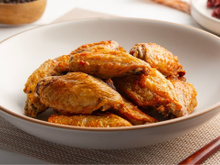 Tulipas de frango molho de mostarda e mel