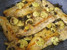 Truta à meunière