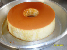 Pudim de leite ninho