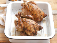 Galeto com chutney de manga