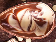 Ovo de Páscoa mesclado