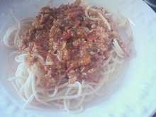 Molho bolonhesa maravilhoso de soja