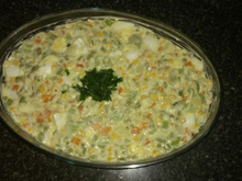 Salada de maionese completa