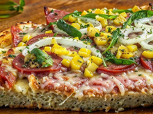 Massa de pizza deliciosa e fácil