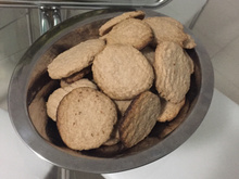 Biscoito de maisena e chocolate