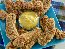 Tiras de frango com molho de mostarda e mel: como fazer