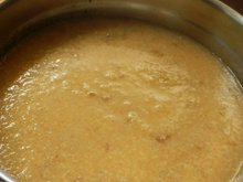 Recheio de maçã com leite condensado