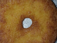 Bolo de milho com queijo e coco