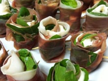 Pestisco de Presunto Parma com Rúcula e Cream Cheese