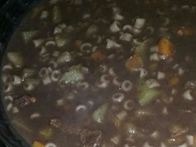 Sopa de legumes com feijão