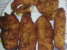 Filé diferente de peito de frango à milanesa
