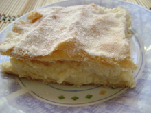 Folhado de creme