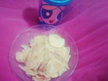 Batata frita de micro-ondas