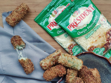 Croquete de queijo com tapioca