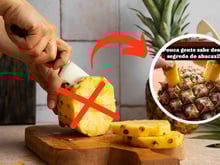 Com quantos anos você descobriu que esse é o jeito certo de cortar o abacaxi? Que facilidade!