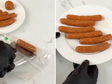 Fazer salsicha caseira é tão fácil quanto fazer almôndegas e aqui está a prova