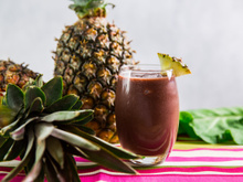 Suco detox de açaí