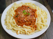 Espaguete à bolonhesa