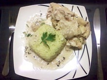 Filé de frango ao vinho branco