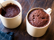Brownie de micro-ondas fácil
