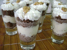Verrine de nozes